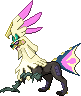 Shiny sprite for Silvally's Psychic type form.