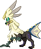 Shiny sprite for Silvally's Rock type form.