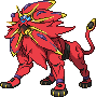 Shiny sprite for Solgaleo.