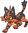 Normal sprite for Torracat.