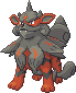 Normal sprite for Hisuian Arcanine.