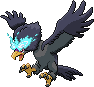 Shiny sprite for Hisuian Braviary.