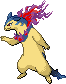 Shiny sprite for Hisuian Typhlosion.