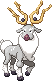 Normal sprite for Wyrdeer.