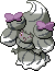 Shiny sprite for Alcremie with a Ribbon sweet. All shiny forms have the same flavour.