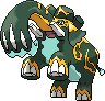 Shiny sprite for Copperajah.