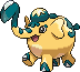 Shiny sprite for Cufant.