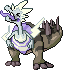 Shiny sprite for Dracozolt.