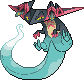 Normal sprite for Dragapult.