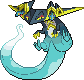 Shiny sprite for Dragapult.