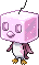 Shiny sprite for Eiscue in its Ice Face form.