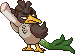 Normal sprite for Galarian Farfetched.