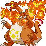 Normal sprite for Gigantamax Charizard.