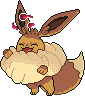 Normal sprite for Gigantamax Eevee.