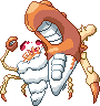 Normal sprite for Gigantamax Kingler.