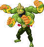 Shiny sprite for Gigantamax Machamp.