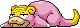 Normal sprite for Galarian Slowpoke.