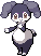 Normal sprite for Indeedee's female form.