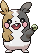 Shiny sprite for Morpeko's Full Belly form.