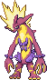 Shiny sprite for Toxtricity's Amped version.