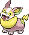 Shiny sprite for Yamper.