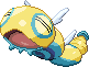 Normal sprite for Dudunsparce with two segments.