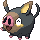 Normal sprite for Lechonk.