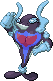 Shiny sprite for Palafin's Hero form.