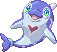 Shiny sprite for Palafin's Zero form.