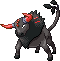 Normal sprite for Paldean Tauros' Blaze Breed form.