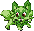 Normal sprite for Sprigatito.