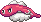 Normal sprite for Tatsugiri's Droopy form, which is pink.