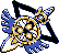 Gen 2 style normal sprite for Aegislash's Shield form.