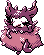 Gen 2 style normal sprite for Aromatisse. This one displays it winking and kicking one leg back.