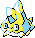 Gen 2 style shiny sprite for Bergmite.