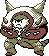 Gen 2 style shiny sprite for Chesnaught.