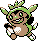 Gen 2 style normal sprite for Chespin.
