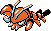 Gen 2 style shiny sprite for Clauncher.