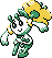 Gen 2 style normal sprite for yellow flower Floette.