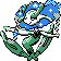 Gen 2 style normal sprite for blue flower Florges.