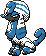 Gen 2 style normal sprite for Furfrou with Pharaoh trim fur.