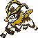 Gen 2 style shiny sprite for Gogoat.