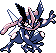 Gen 2 style normal sprite for Greninja's Battle Bonded form.