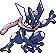 Gen 2 style normal sprite for Greninja.