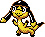 Gen 2 style normal sprite for Helioptile.
