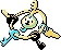 Gen 2 style shiny sprite for Klefki.