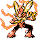 Gen 2 style normal sprite for Mega Blaziken.