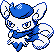 Gen 2 style normal sprite for Meowstic's female form.