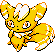 Gen 2 style shiny sprite for Meowstic's male form.