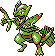 Gen 2 style normal sprite for Mega Sceptile.